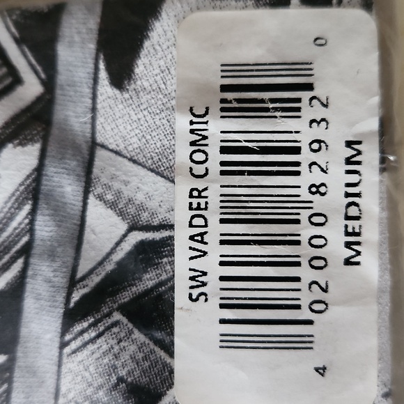 Star Wars Darth Vader Comic Anime Manga Grey M T-shirt, New - Picture 3 of 3